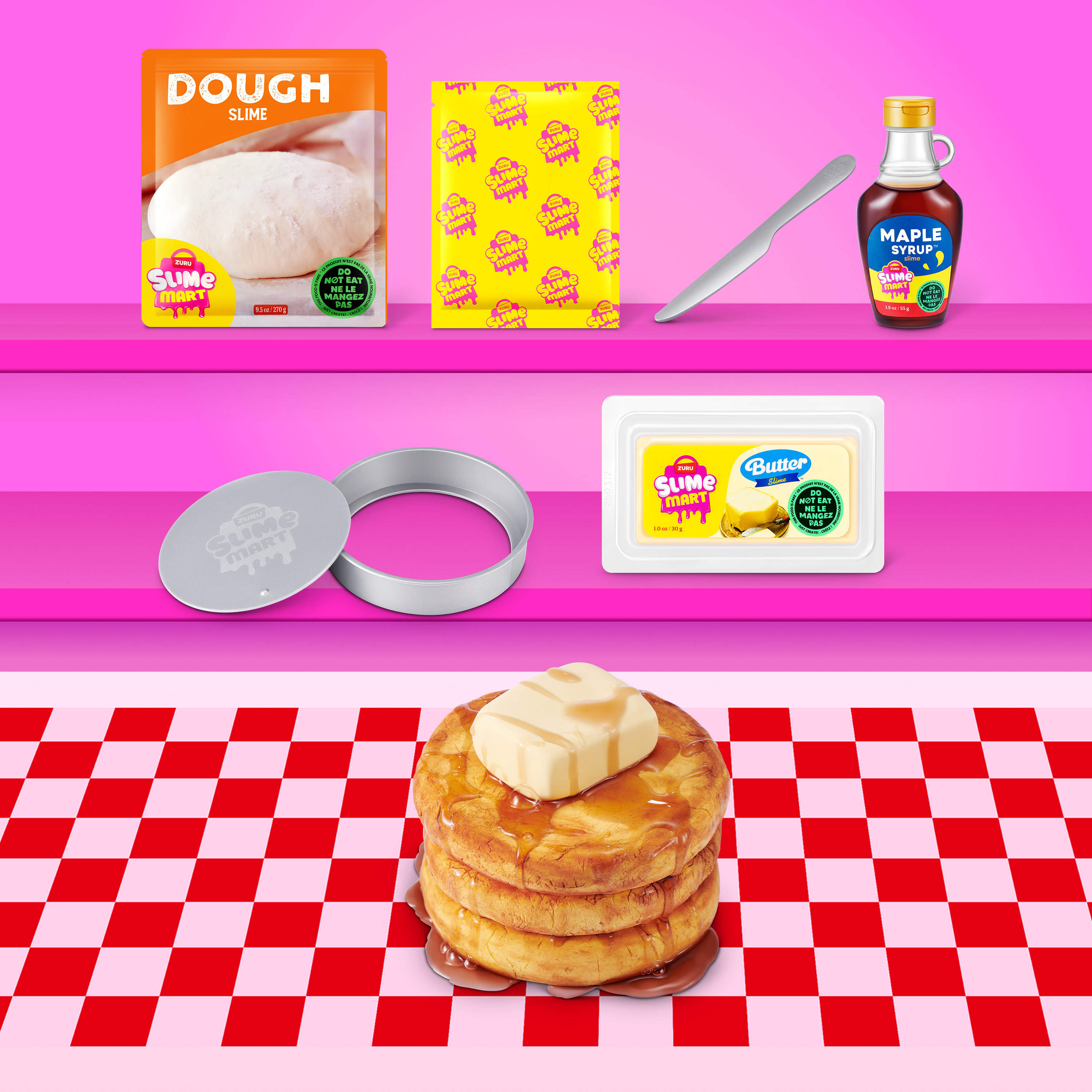 Slime mart – lag realistisk mat av slime