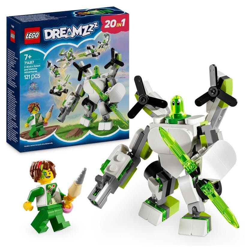 LEGO DREAMZzz 71487, Eventyr med Z-Blob-robot og kjøretøy