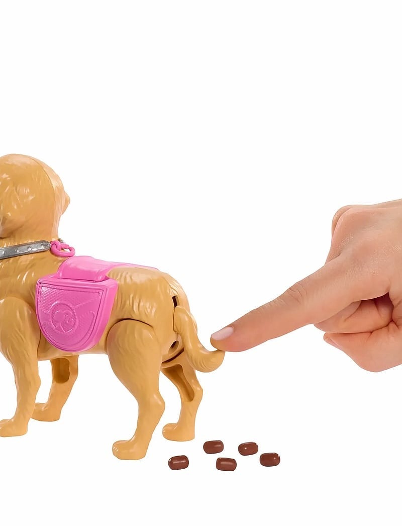 Barbie Walk & Potty Pup med dukke og gående valp