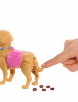 Barbie Walk & Potty Pup med dukke og gående valp