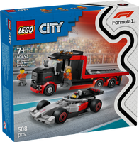 LEGO® City F1®-trailer med Audi F1®-racerbil leke 60493