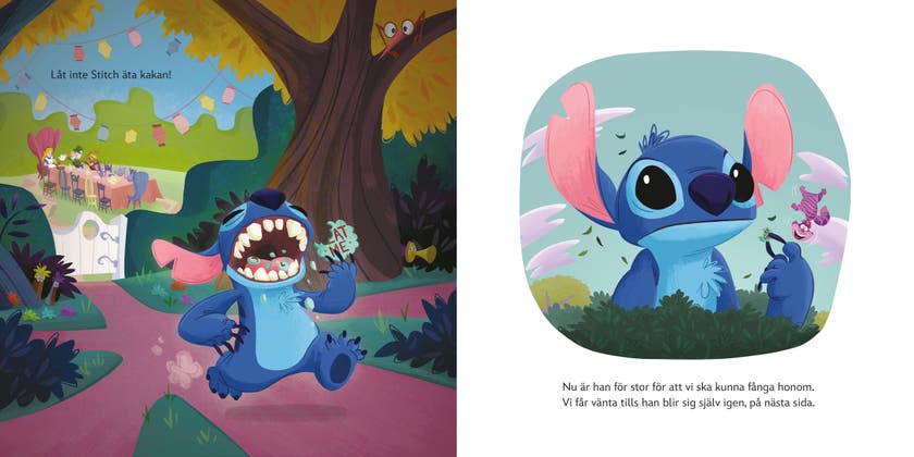 Stitch Krasjer Disney Barnbok