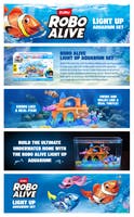 Robo Alive Light Up Aquarium Set