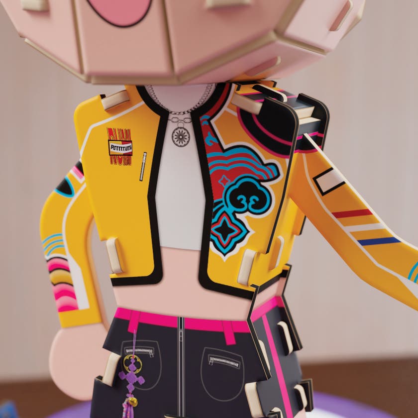 4D Build K-pop Demon Hunters 3D-puslespill