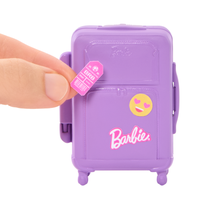 Barbie Malibu-dukke med koffert og bagasjekarusell