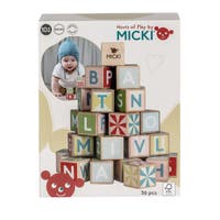 Micki bokstavsklosser 36 stk