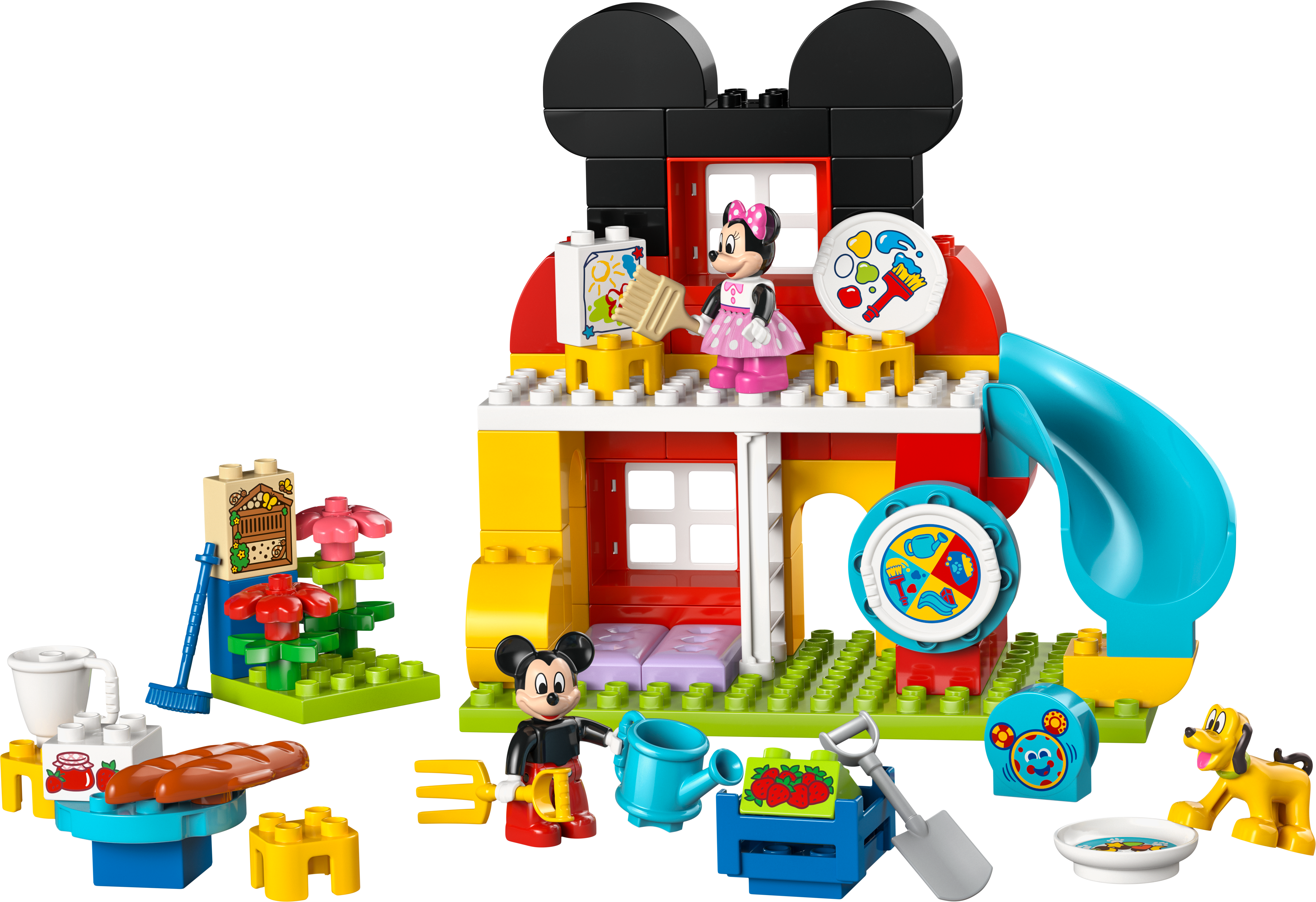 LEGO® DUPLO® │Disney Mikkes Klubbhus med Minni og Pluto, småbarnsleke 10465