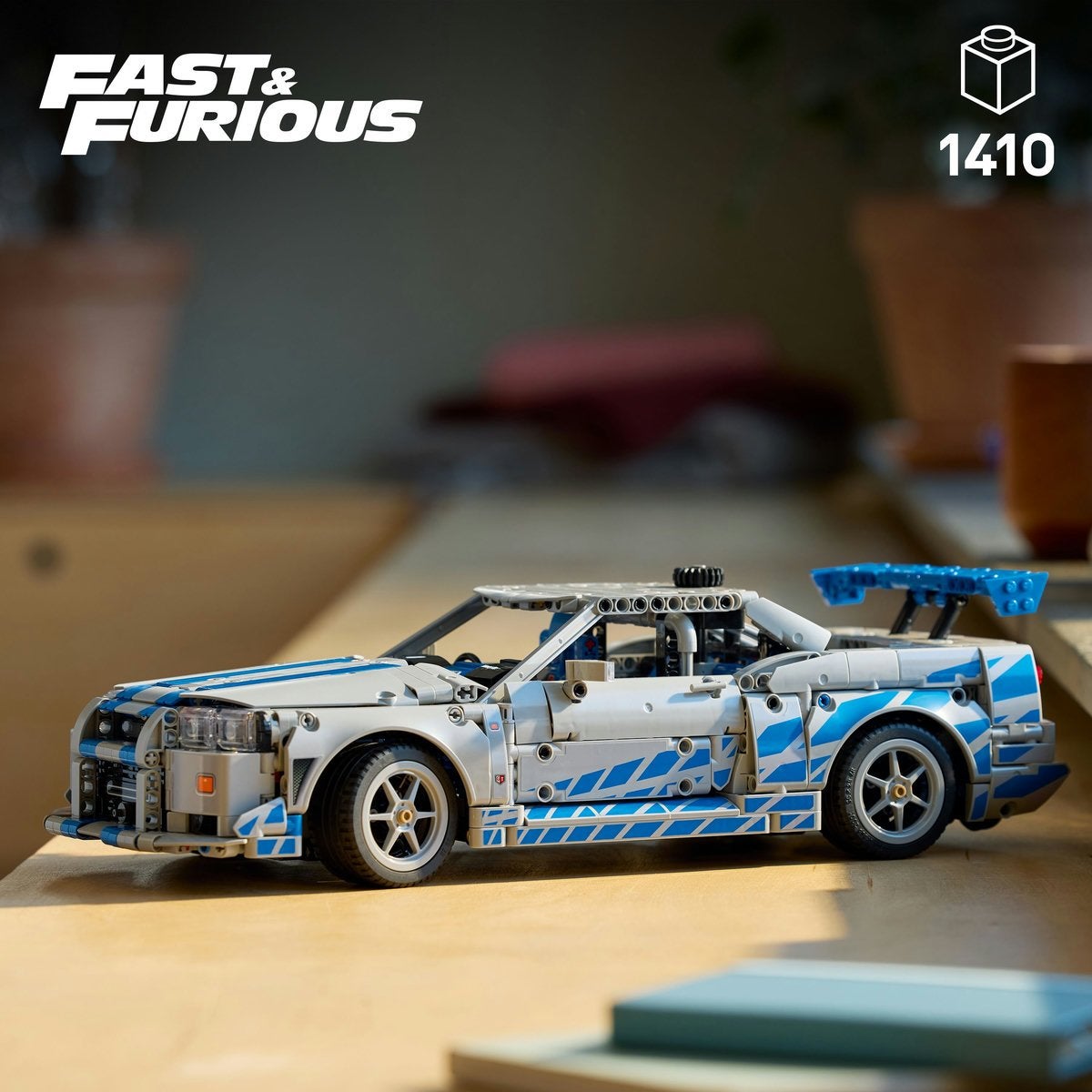 LEGO Technic 42210, 2 Fast 2 Furious Nissan Skyline GT-R (R34) bil