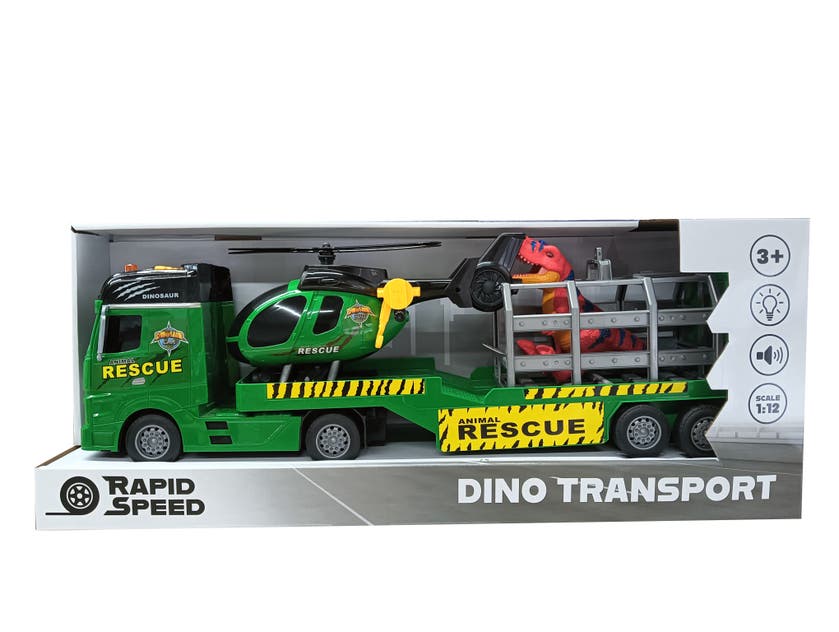 Rapid Speed Dinosaur-lastbil med lys og lyd