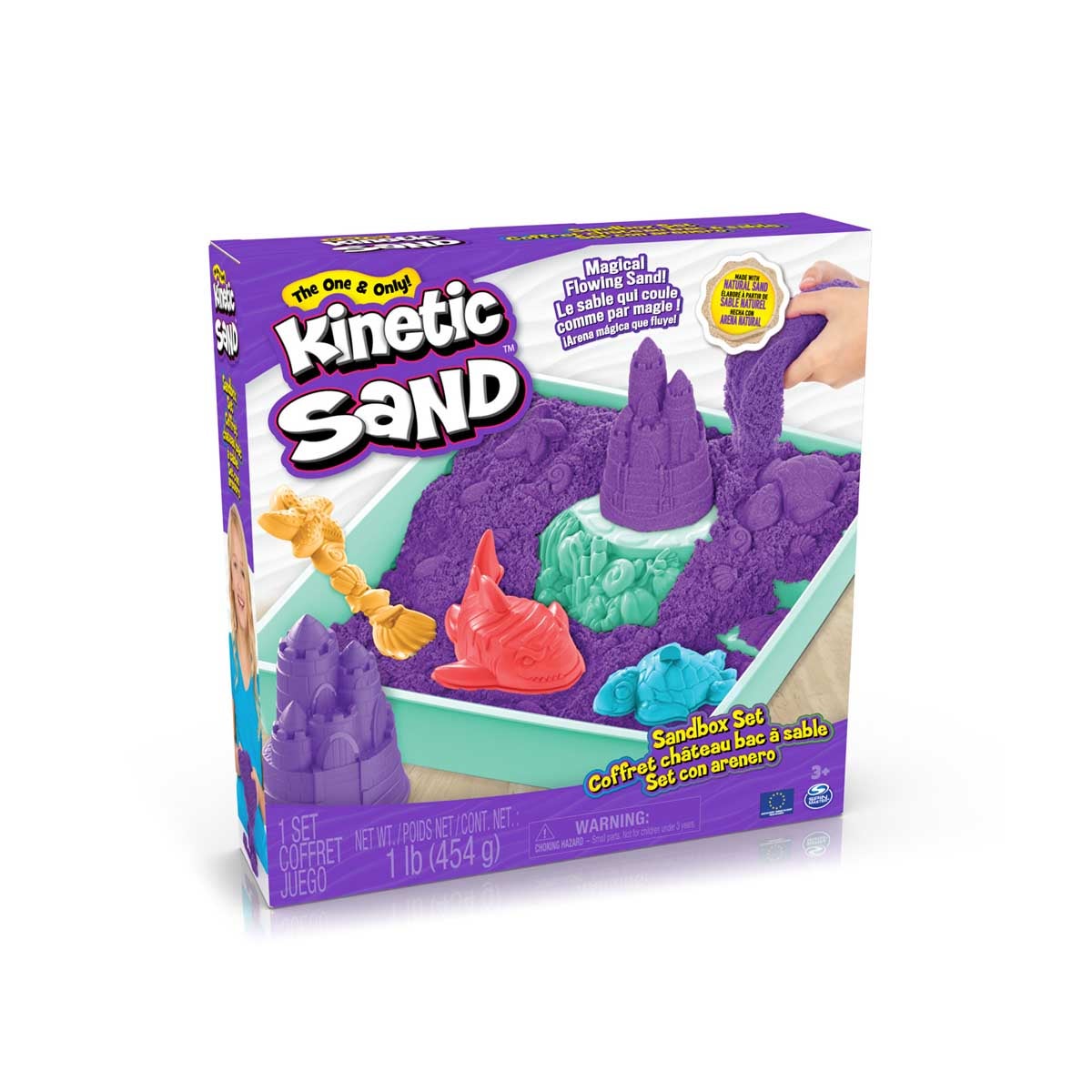 Kinetic Sand, Sandkassesett – lilla