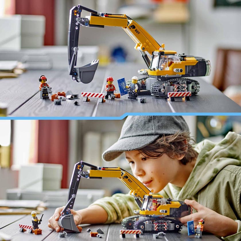 LEGO City 60420, Gul gravemaskin