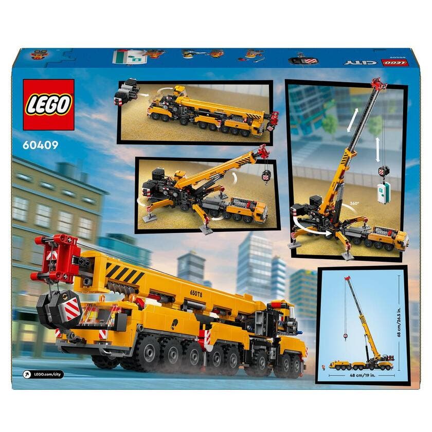 LEGO City 60409, Gul mobil byggkran
