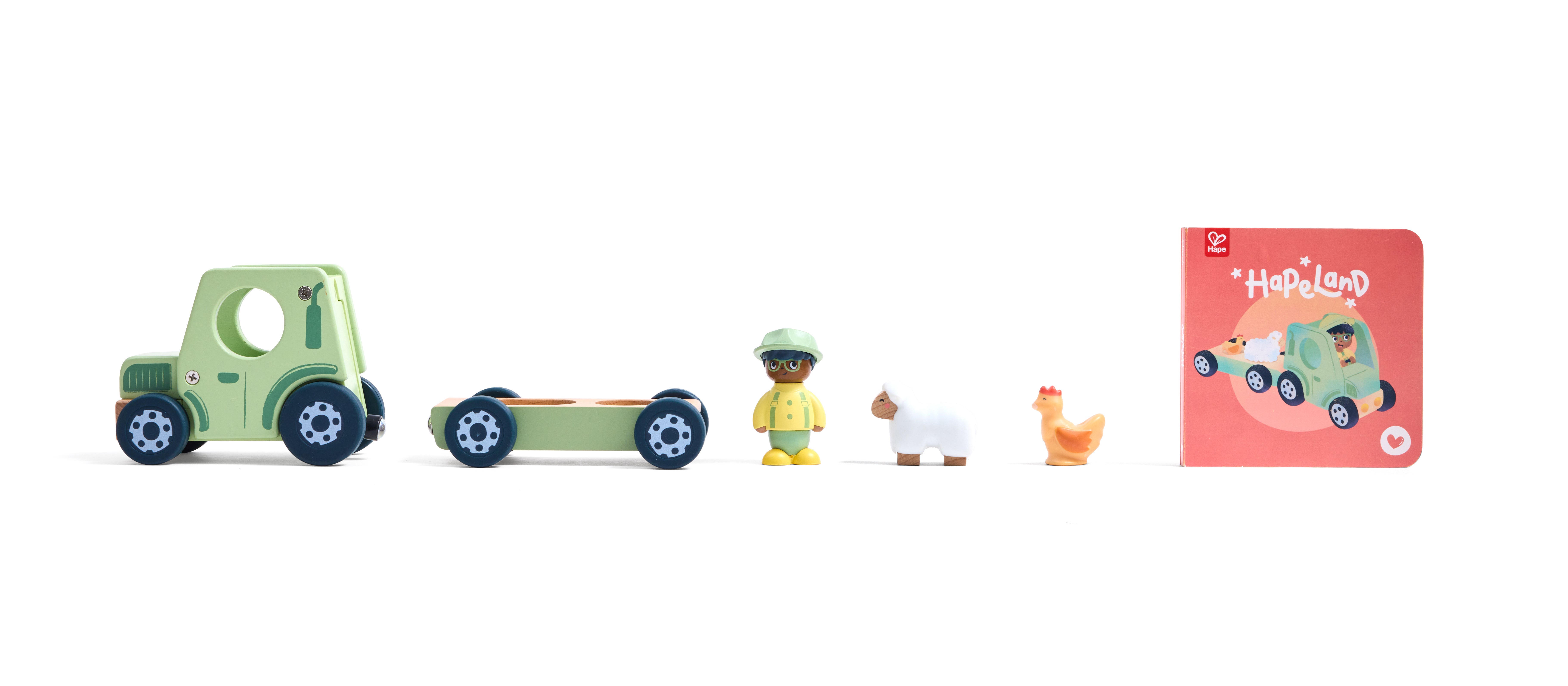 Hape The Rumbling Tractor With Sound