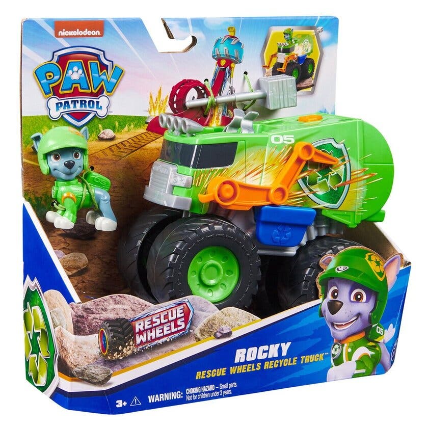 Paw Patrol, Rescue Wheels-tema Kjøretøy, Rocky