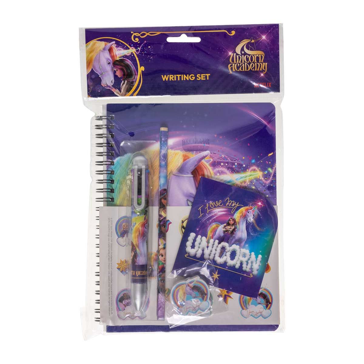 Unicorn Academy, Skrivesett med flerfarget penn