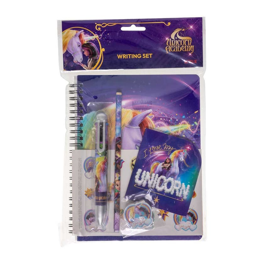 Unicorn Academy, Skrivesett med flerfarget penn