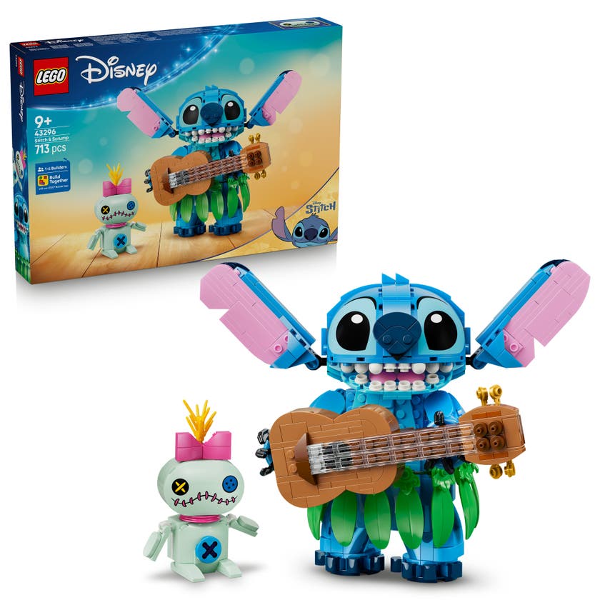 LEGO® | Disney Stitch og Scrump. Byggesett 43296