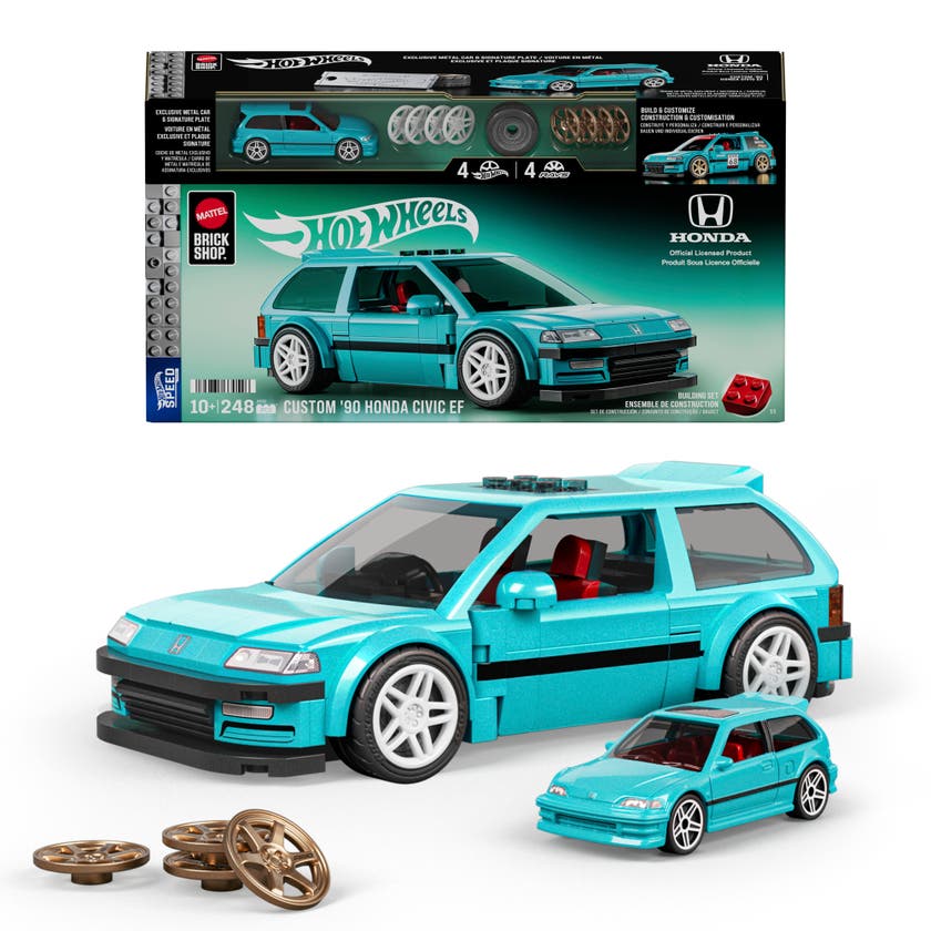 Mattel Brick Shop Speed Series Honda Custom '90 Civic EF