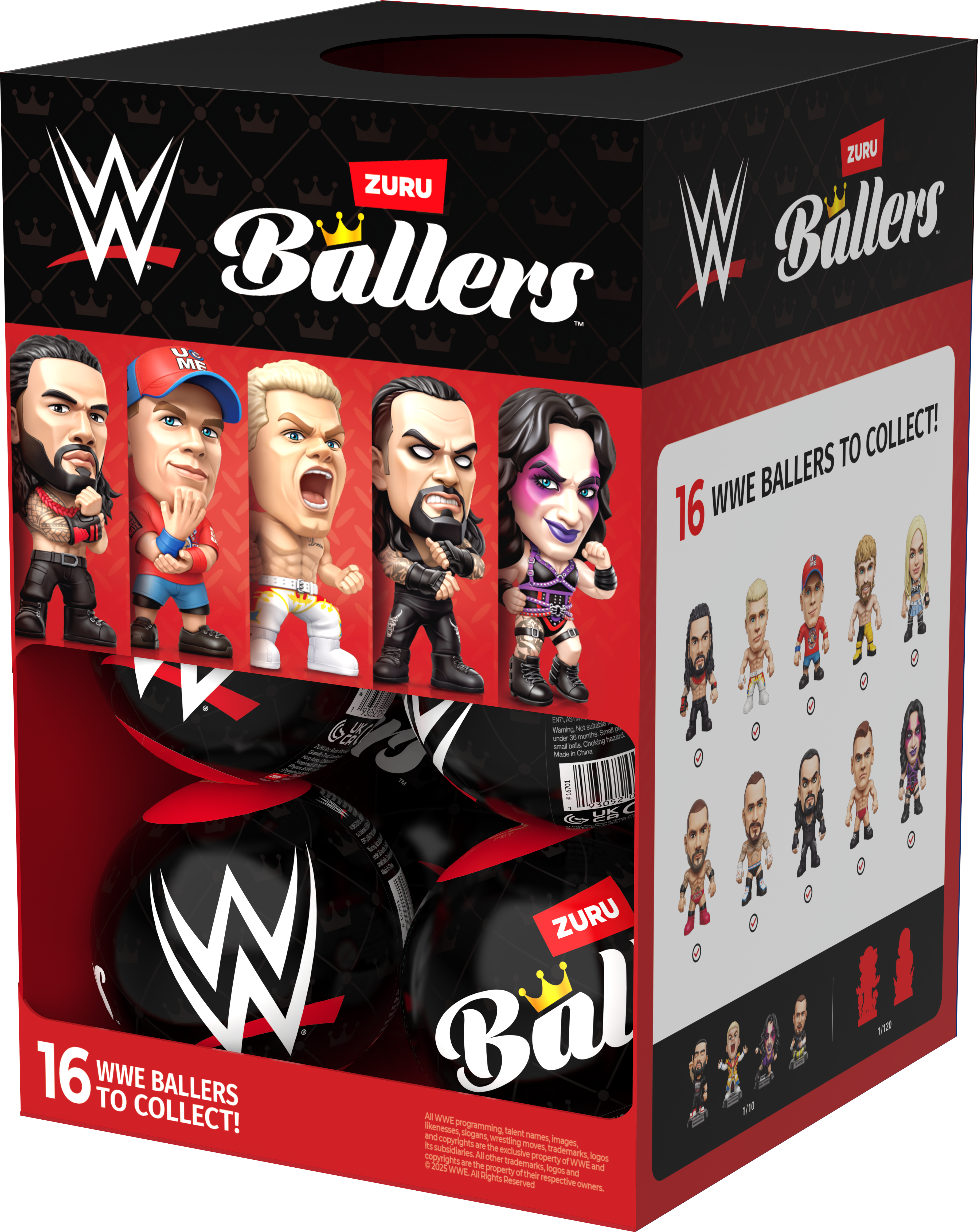 WWE Ballers Series 1 Samlefigurer
