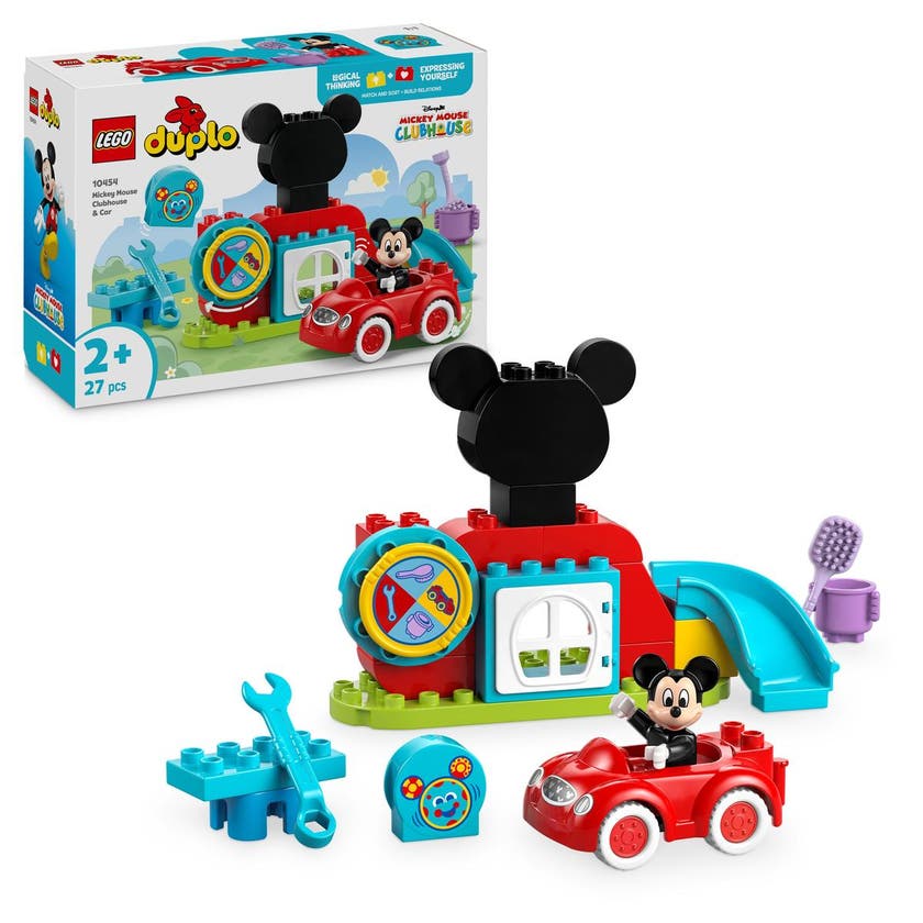 LEGO DUPLO Disney TM DUPLO® | Disney 10454, Mikke Mus klubbhus & bil