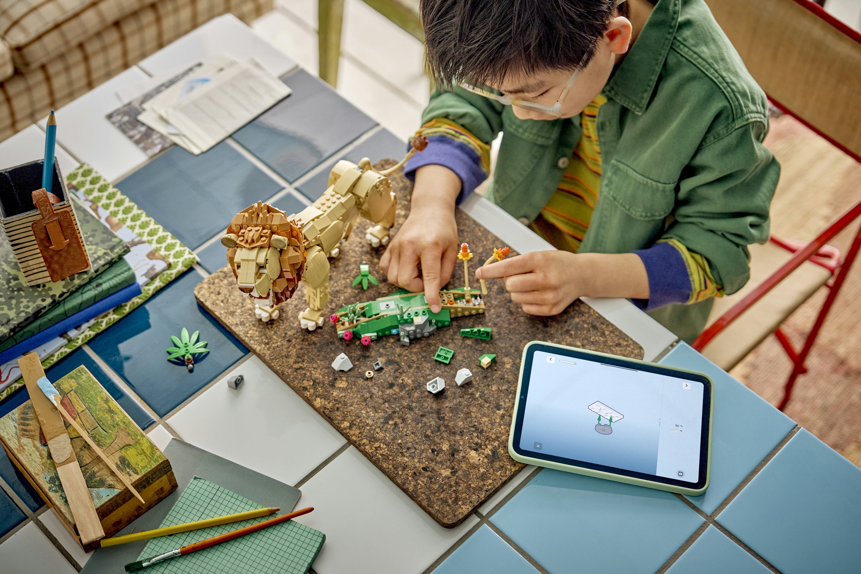 LEGO® Creator 3-i-1 Ville dyr: Majestetisk løve 31386