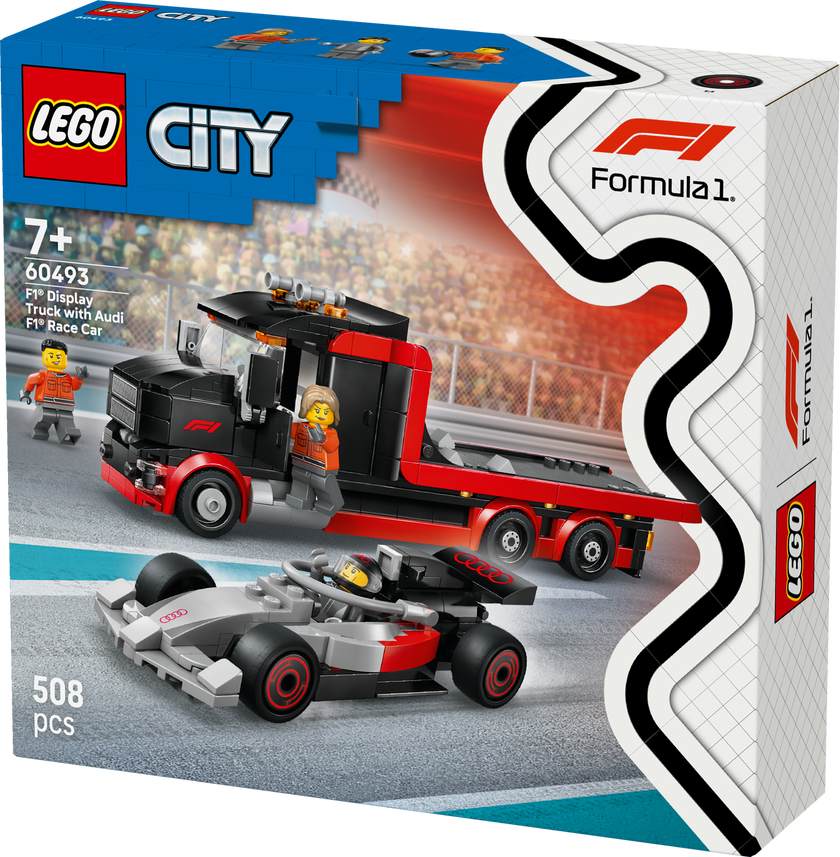 LEGO® City F1®-trailer med Audi F1®-racerbil leke 60493
