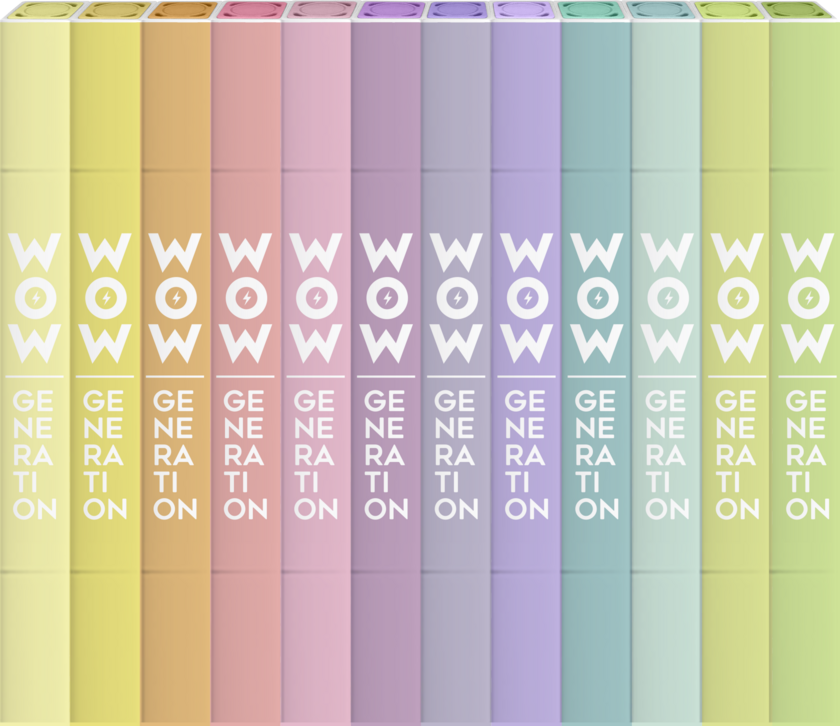 WOW Generation, Firkantede tusjpenn med doble ender