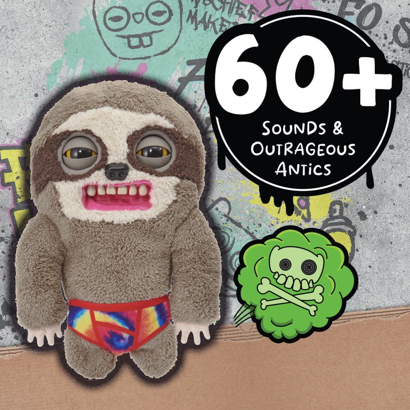 Fugglers Sickening Sloth Deluxe Puppetronic Kosedyr