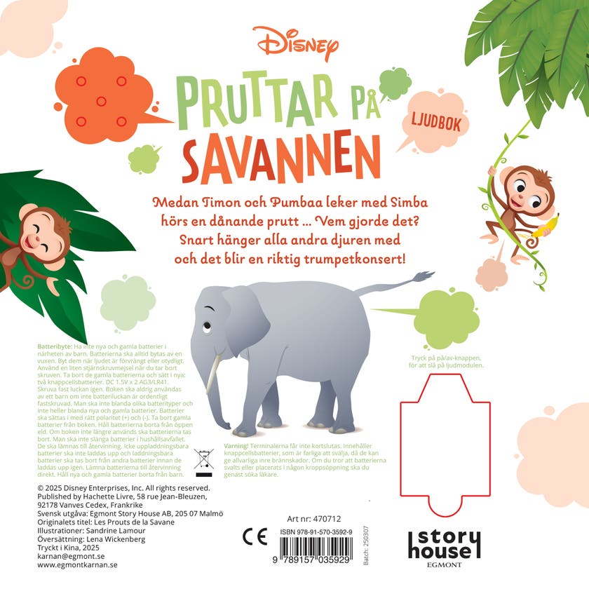 Prutt på savannen Lydbok