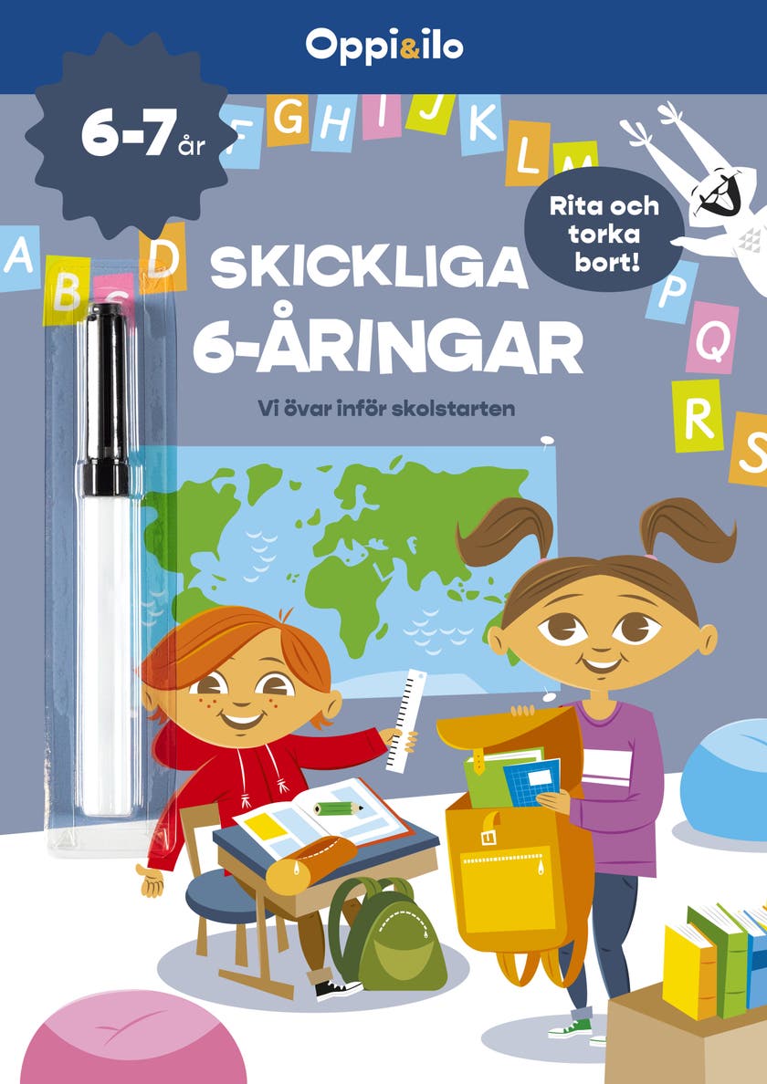 Skickliga 6-åringar -pysselbok 6-7 år