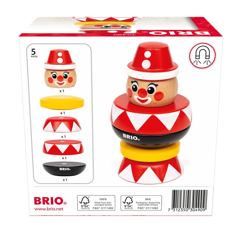 BRIO - Magnetic Stacking Clown