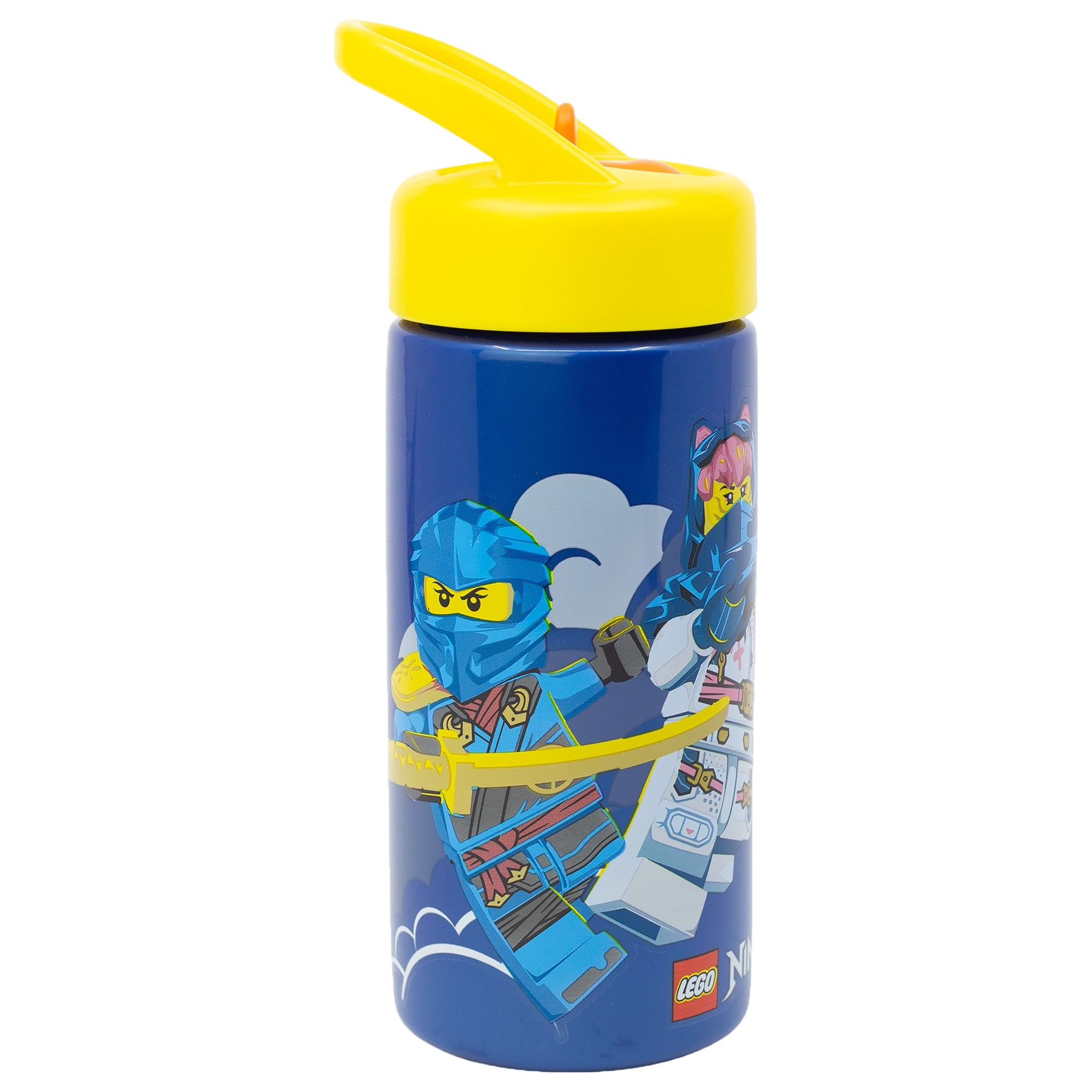  LEGO NINJAGO, Vannflaske med sugerør, 420 ml