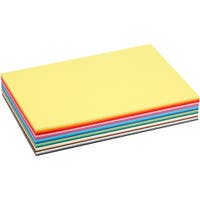 Creativ kartong, blandede farger, A4, 210x297 mm, 180 g, 30