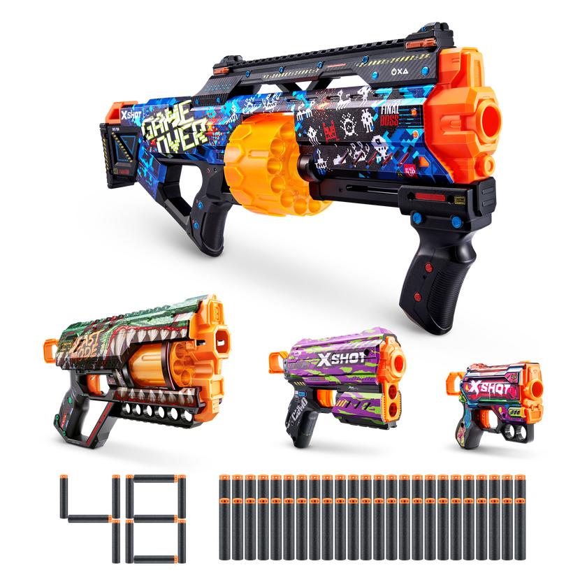 XSHOT Skins Mix Combo Last Stand, Griefer, Flux og Menace
