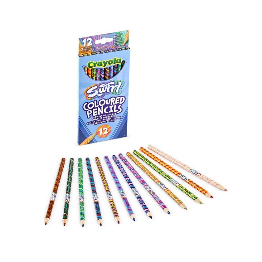 Crayola 12 Swirl - Fargeblyanter