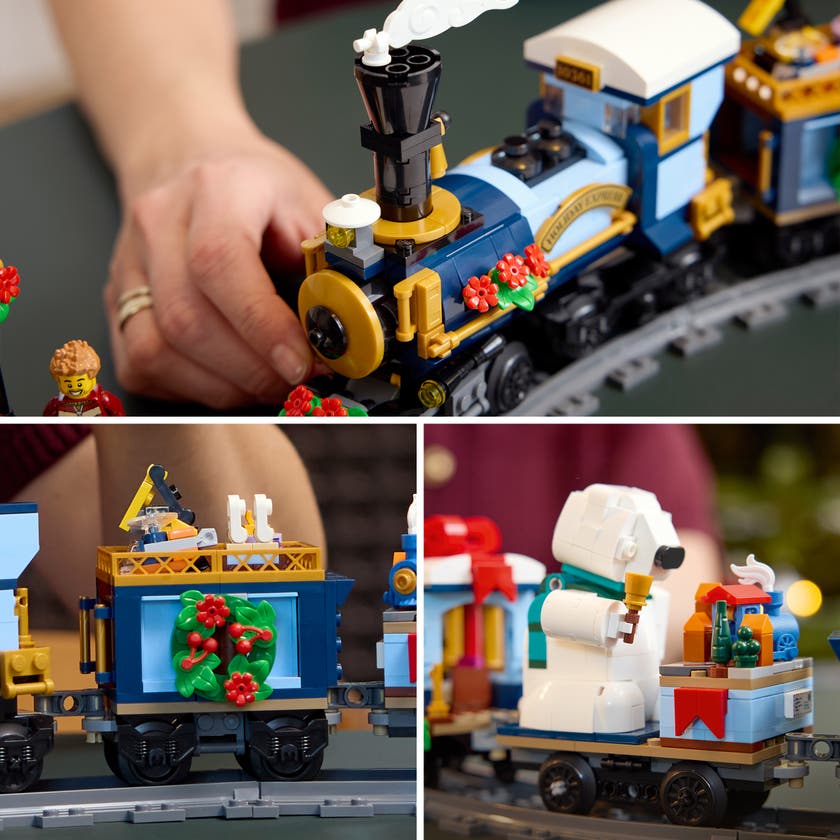 LEGO® Icons Juleekspressen. Byggbart tog for voksne 10361