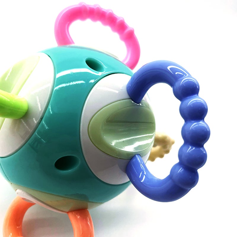 KID, Bitering Molar grovmasket lysblå/rosa/grønn/gul/oransje