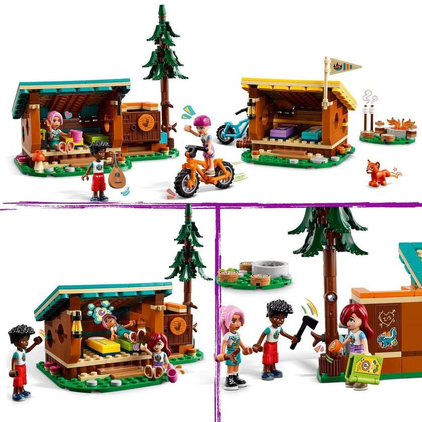 LEGO Friends 42624, Eventyrcamp – Koselige hytter