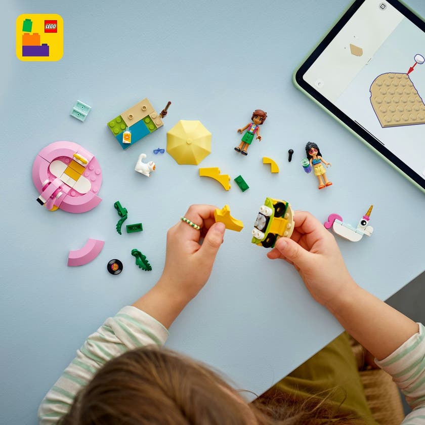 LEGO Friends 42658, Bassengparty med enhjørning og flamingo