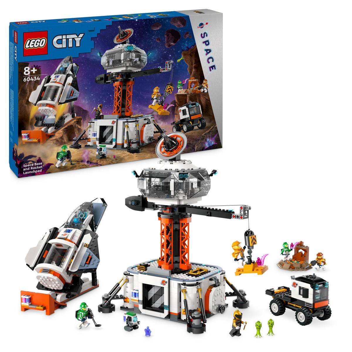 LEGO City 60434, Romstasjon og rakettoppskytningsrampe