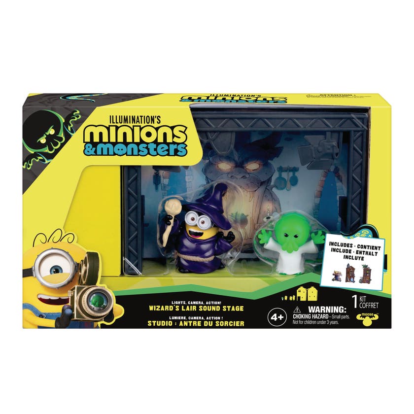Minions & Monster - 5 cm Stage Set, 2 PK, Asst