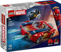 Spider-Man i bil mot venomifisert Wolverine