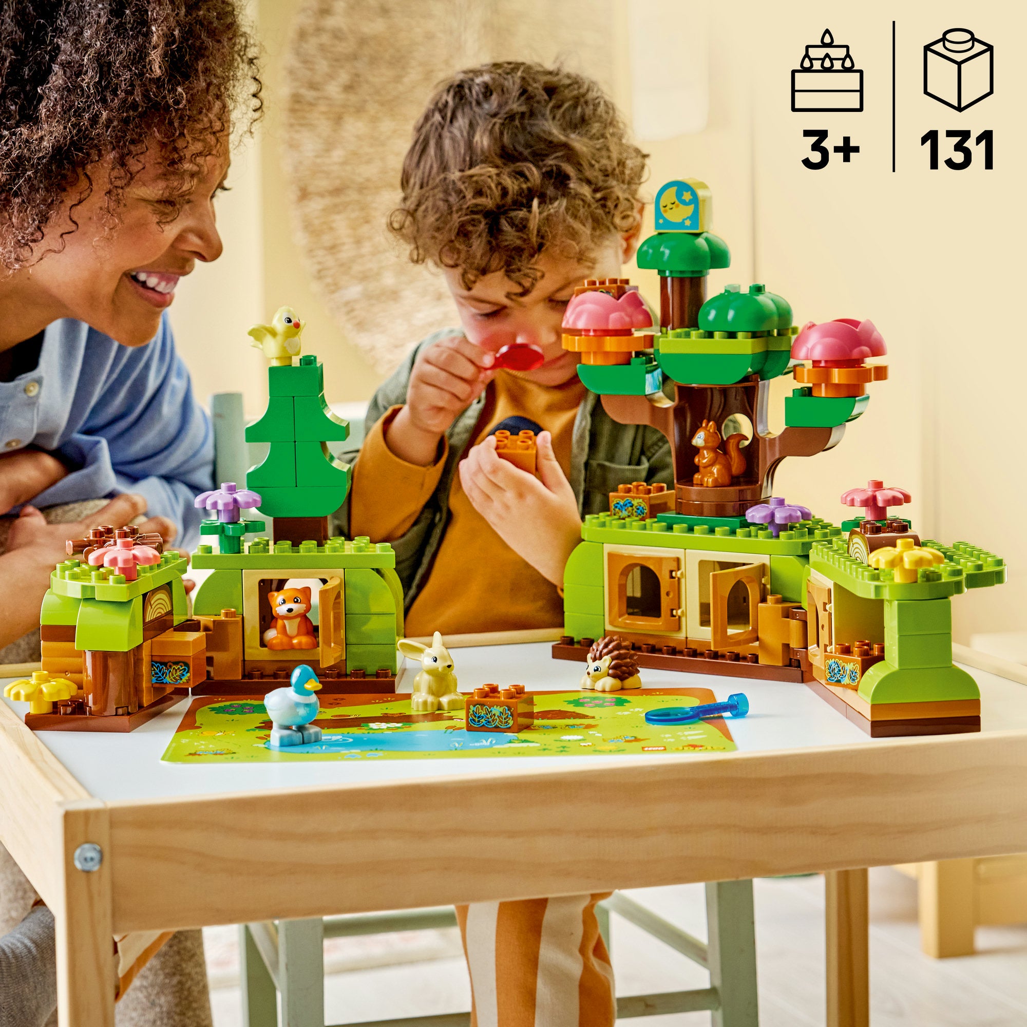 LEGO® DUPLO® Spennende skog med ville dyr 10480