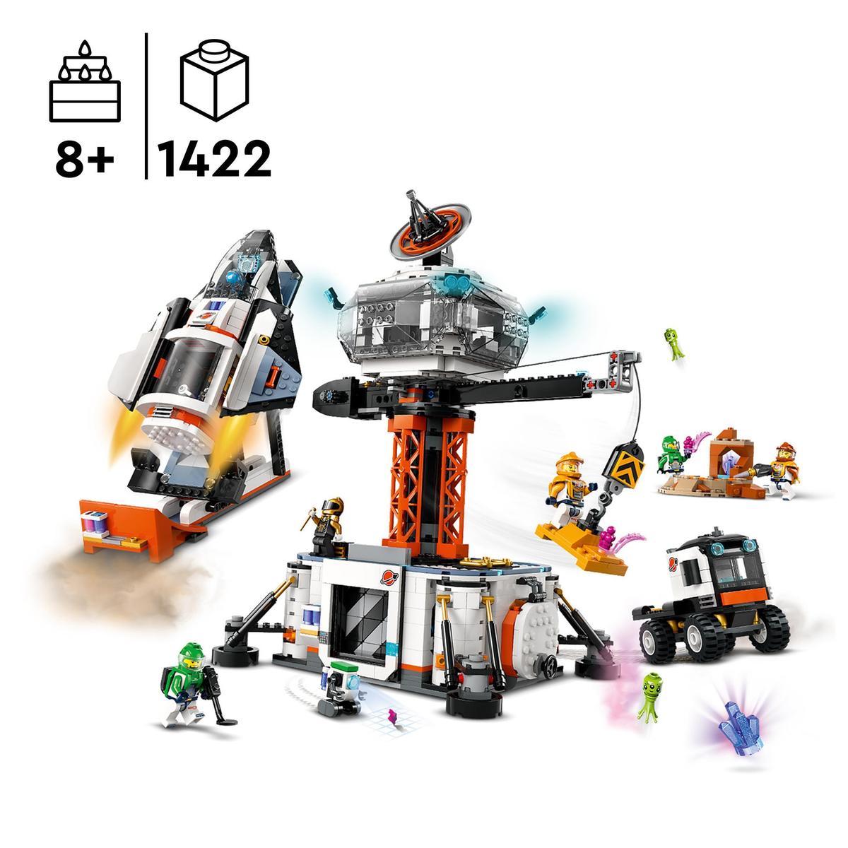 LEGO City 60434, Romstasjon og rakettoppskytningsrampe