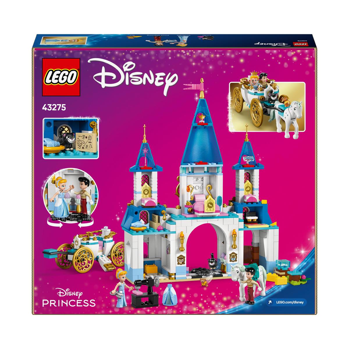 LEGO Disney Princess 43275, Askepotts slott og hest med vogn