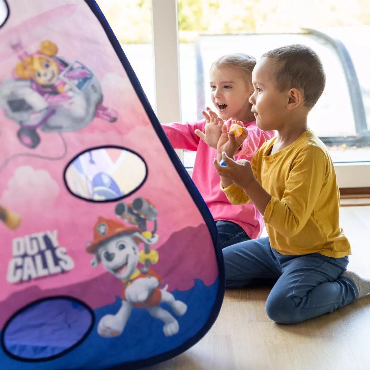 Paw Patrol aktivitetstelt med 3 spill