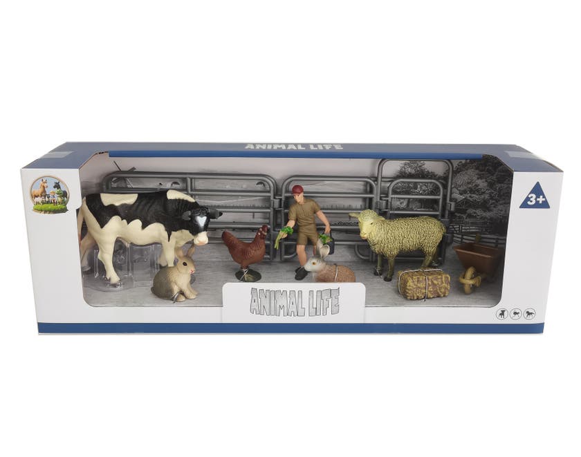 Animal Life, Bonnaksdyr 6 stk med tilbehør