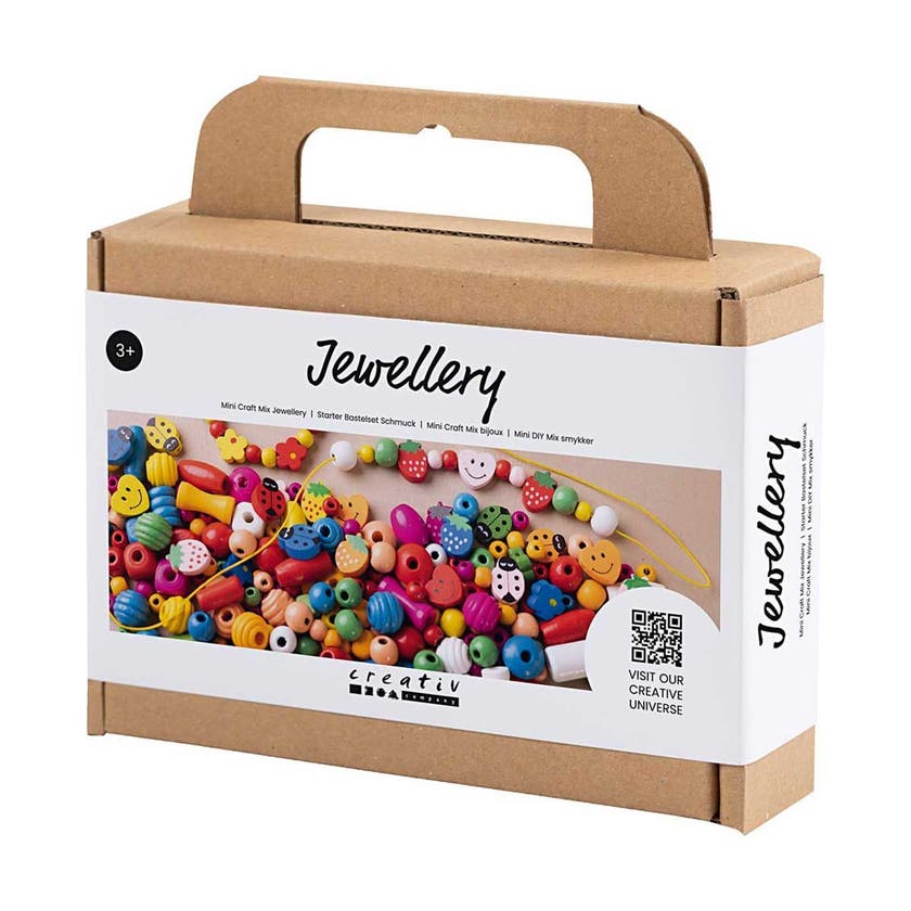 Mini Diy Mix Smykker, Glade Farger, 1 Pakke.