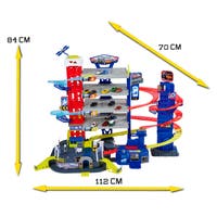 Majorette Super Chase Center Med 5 Biler