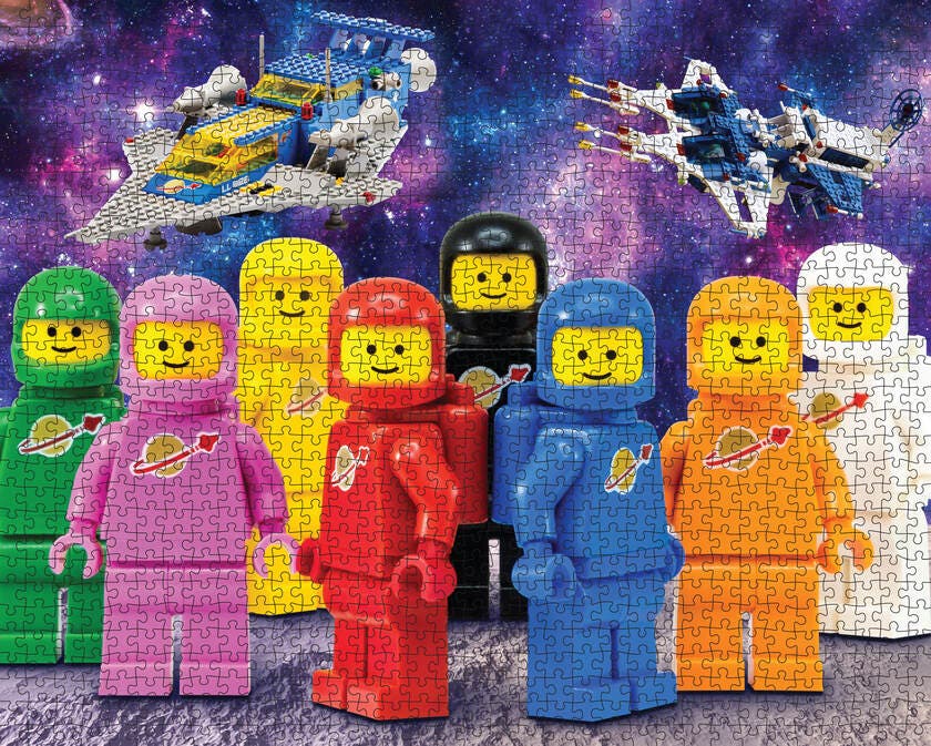 LEGO® Space Stars puslespill med 1000 deler